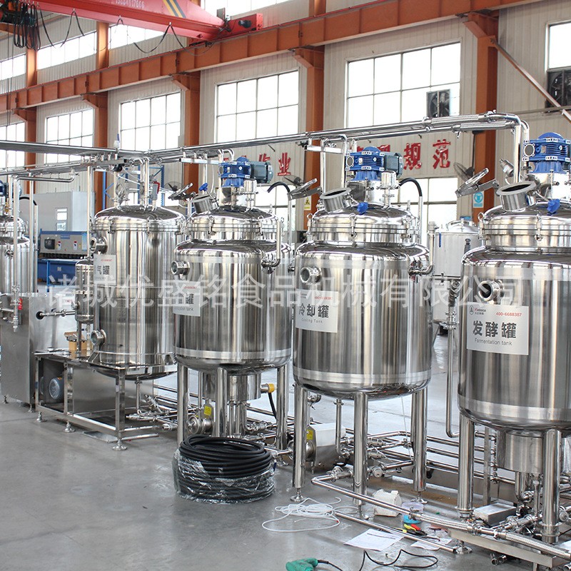 商用电加热搅拌式发酵罐 巴氏鲜奶储存罐 牛奶保鲜暂存罐图3