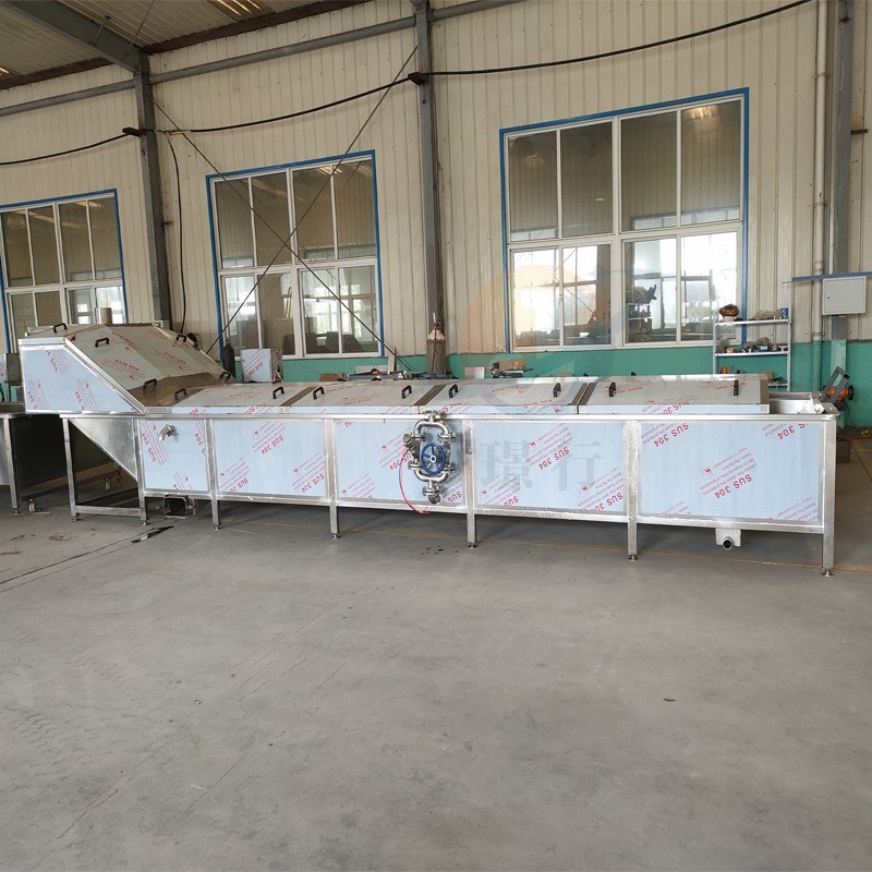 米粉蒸煮漂烫杀青机 泡椒凤爪低温巴氏杀菌机 全自动巴氏杀菌线图3