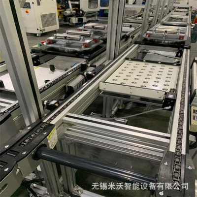 双层倍速正返回流 托盘链条输送 家装汽车组装零件拼装流水线