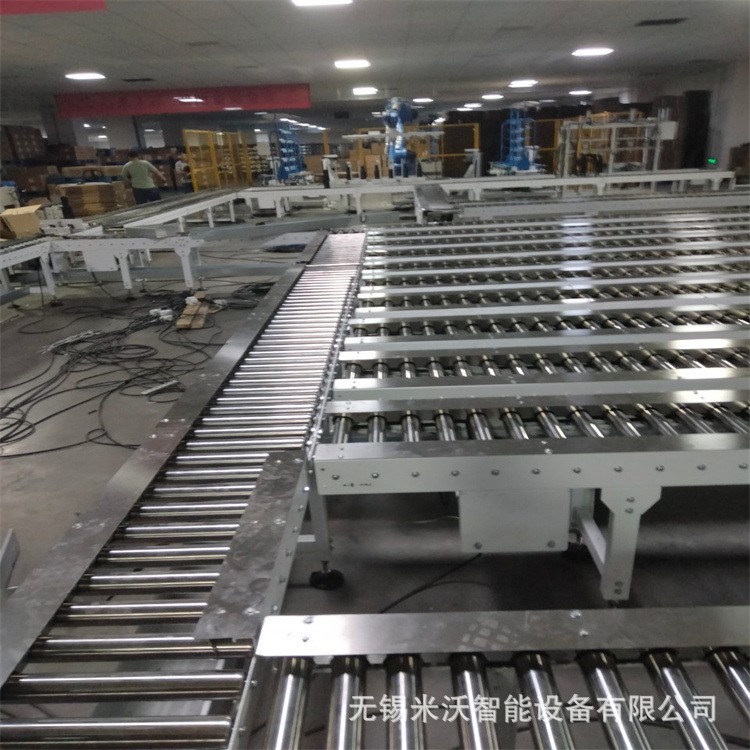 汽油桶 汽车零配件组装滚筒顶升移栽 治具循环缓存回流滚筒输送线图3