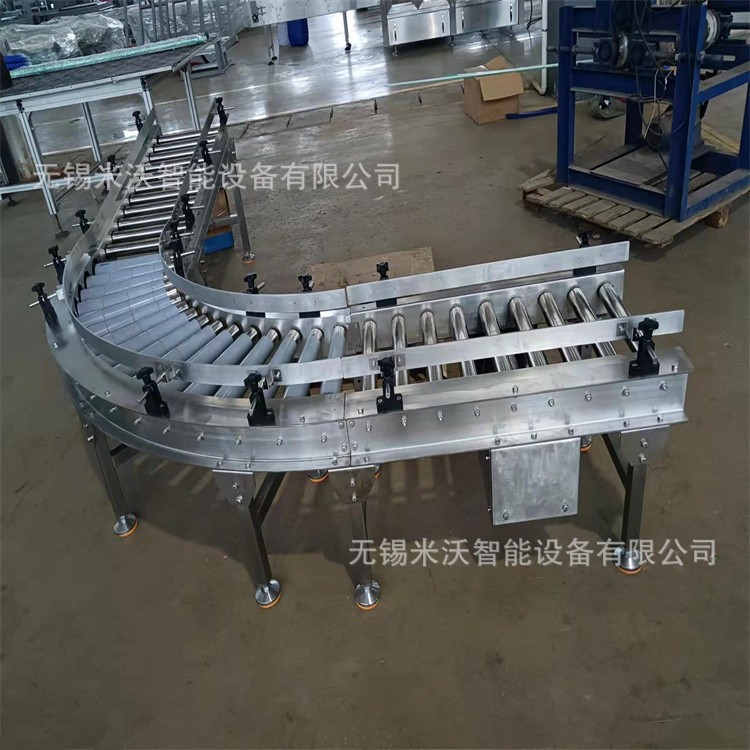 气缸推箱滚筒输送线 动力滚筒输送线 积放输送 自动寄件光感启停图5