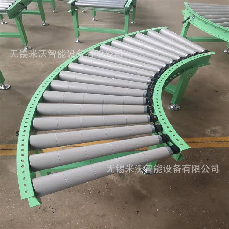 气缸推箱滚筒输送线 动力滚筒输送线 积放输送 自动寄件光感启停图4