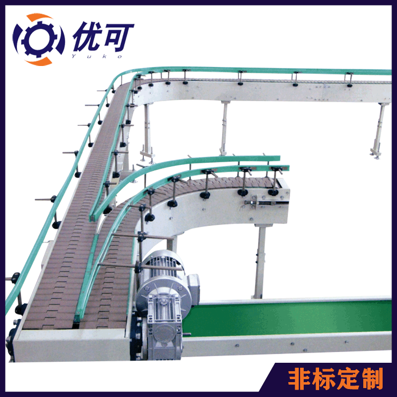 厂家非标定制牛奶软包装产品输送线 输送设备顶板链式输送机图3