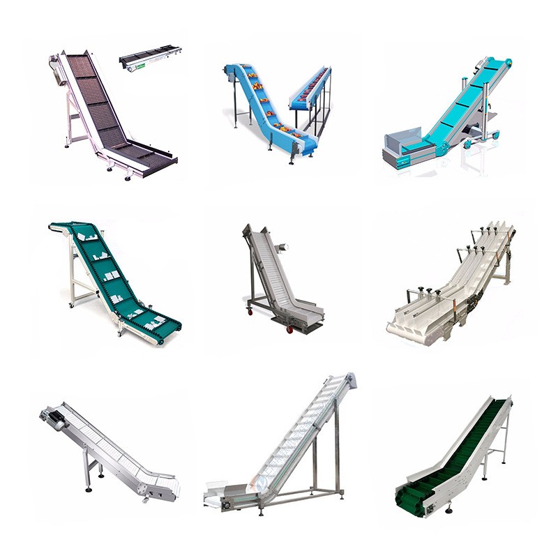 厂家直销食品包装流水线快递分拣网带提升机不锈钢网带输送机图4