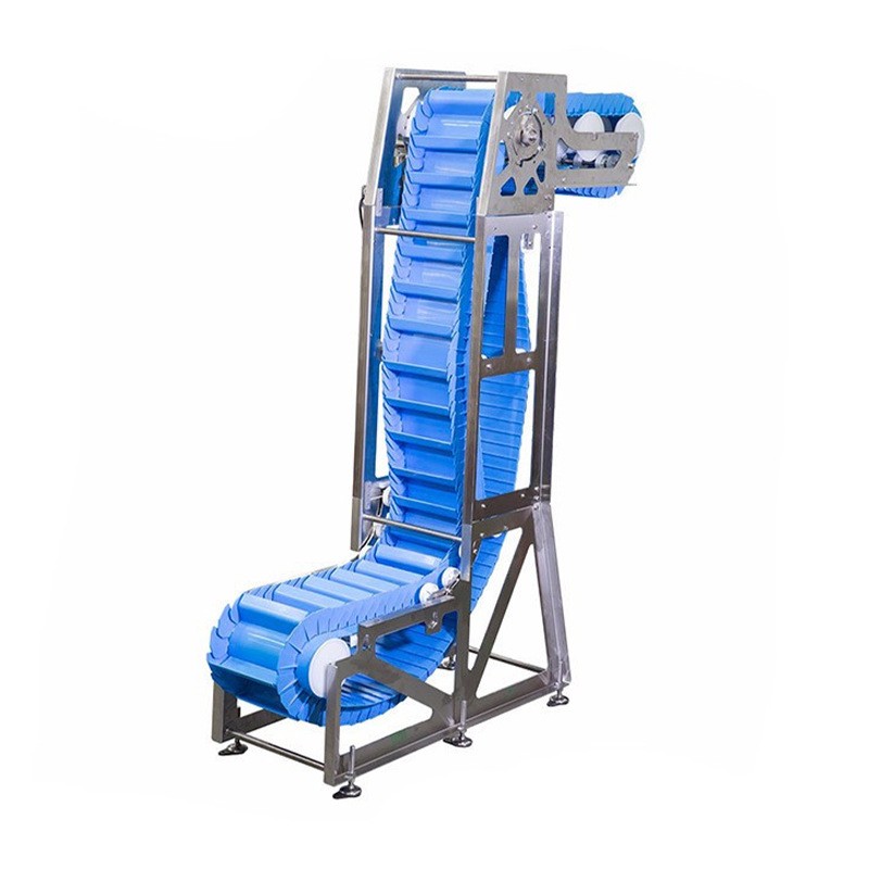 厂家直销食品包装流水线快递分拣网带提升机不锈钢网带输送机图5