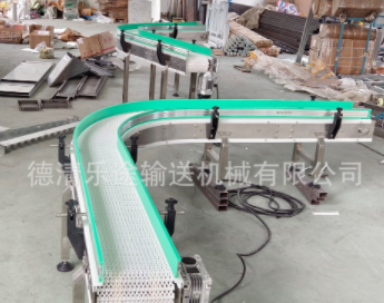 食品塑料网带转弯输送机塑料网链输送机 可定做图6