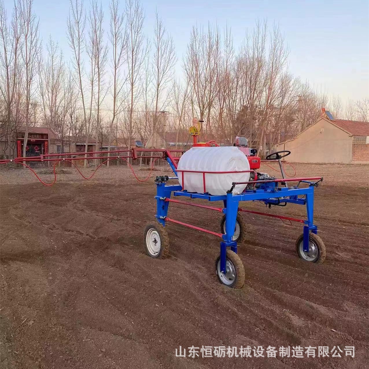 山西柴油四轮打药机视频 果园高压新款打药机价格 药材打药机恒砺图5
