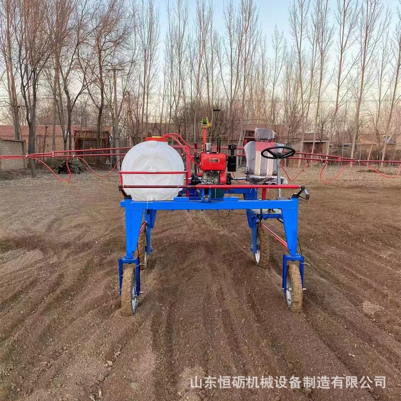 山西柴油四轮打药机视频 果园高压新款打药机价格 药材打药机恒砺图3