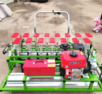 落种均匀种菜机 小型蔬菜点播机 大葱汽油播种机图2