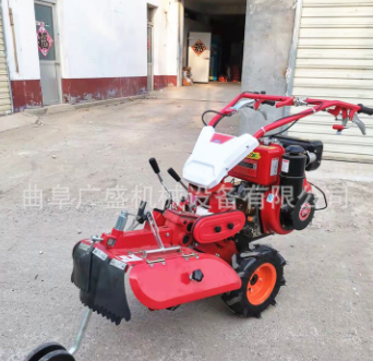 手扶式大葱开沟培土机 电启动专用开沟起垄机图5