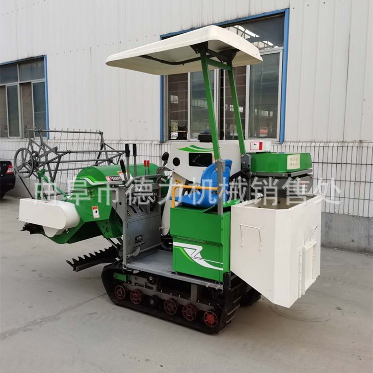 可补贴的小型联合收割机 25马力乘坐式履带款割谷机 水稻收割机图4