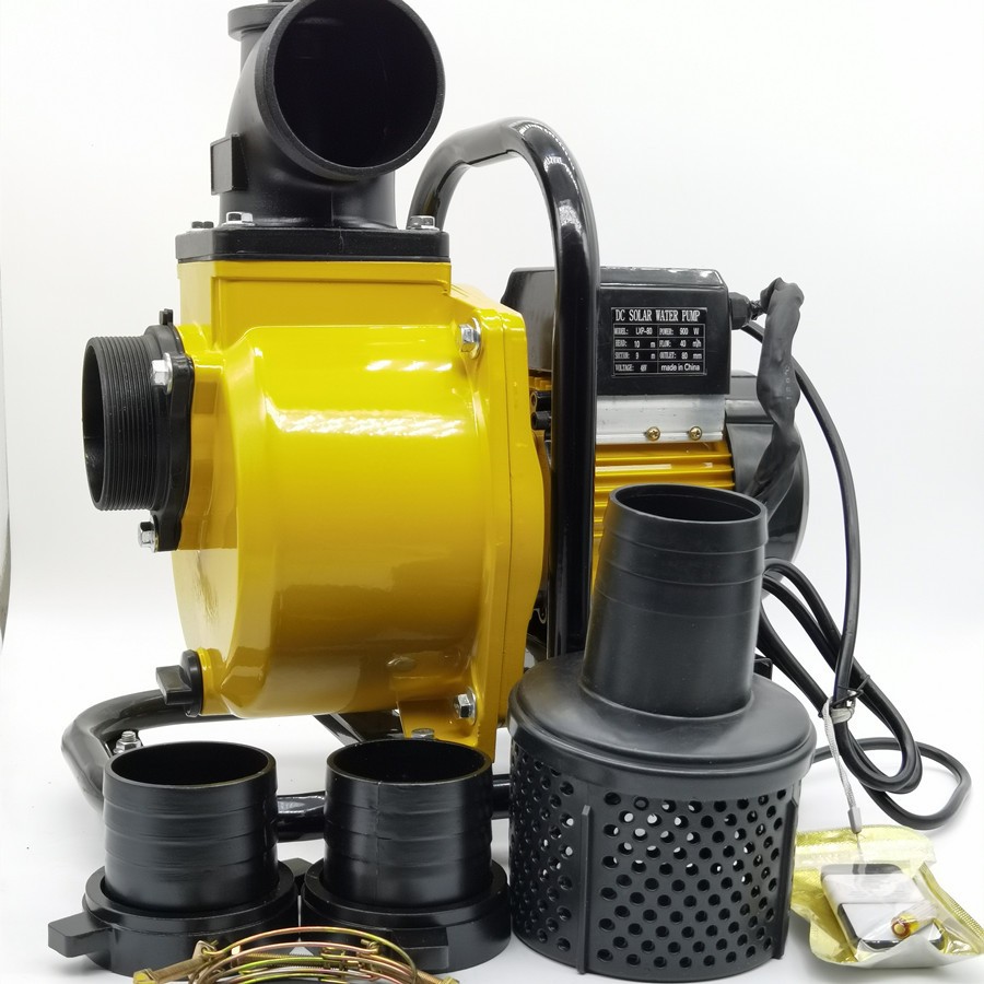 3寸智能无刷变频直流自吸离心泵农用灌溉太阳能MPPT电动车抽水泵图2