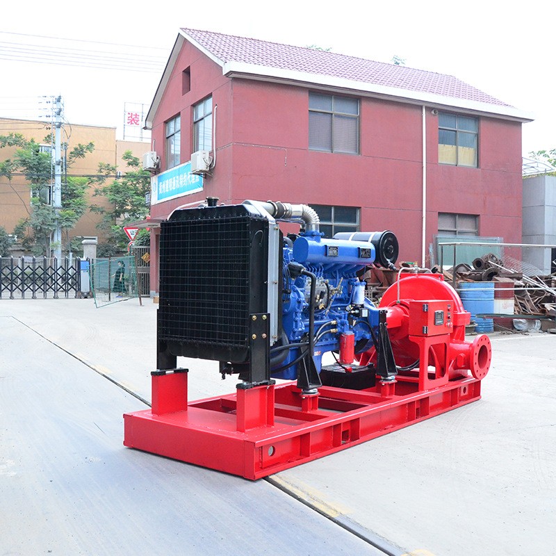 贝德XBC-S单级双吸柴油机消防泵组 大流量应急消防柴油机水泵图5