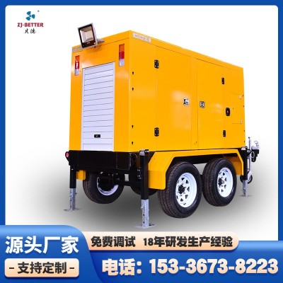 防汛移动泵车农田灌溉抗旱排水泵车柴油驱动应急排水防洪排涝设备