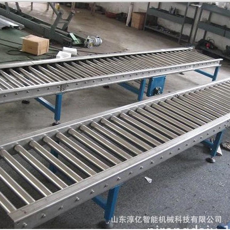 货运物流卸货神器不锈钢辊筒运输机流水线 无动力滚筒输送机图4