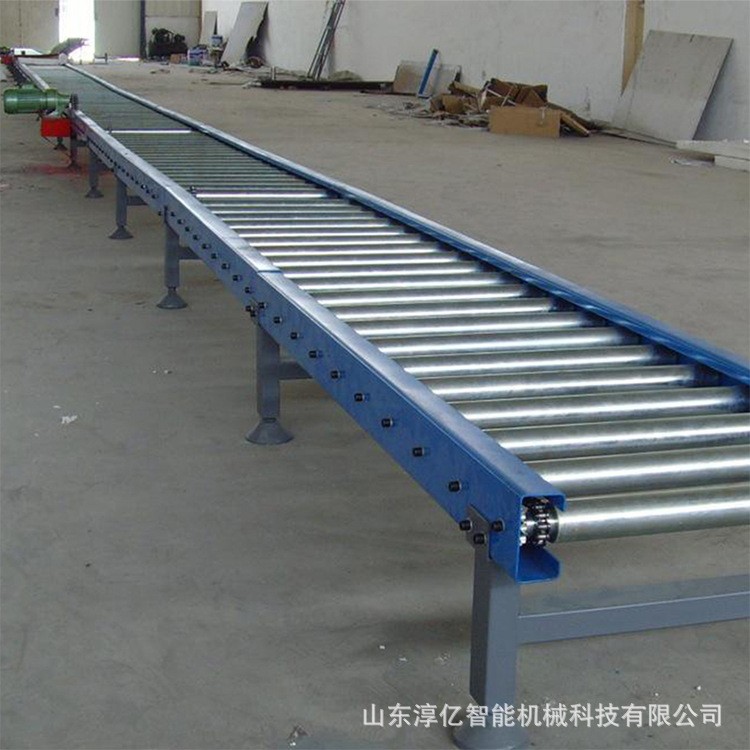 货运物流卸货神器不锈钢辊筒运输机流水线 无动力滚筒输送机图5