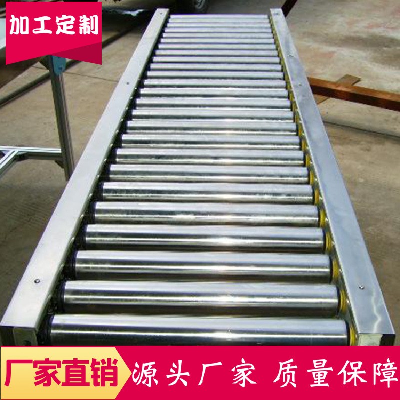 货运物流卸货神器不锈钢辊筒运输机流水线 无动力滚筒输送机图2