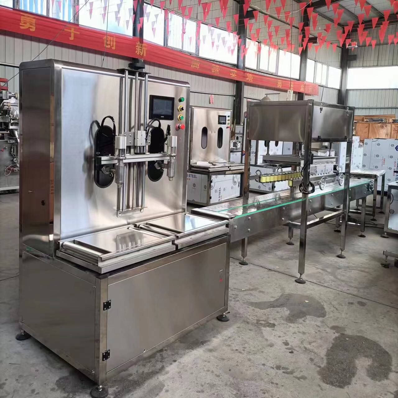 厂家供应洗衣液日化用品液体灌装机 食用油机油润滑油称重灌装机图4