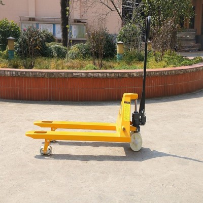手动液压托盘搬运车批发2吨3吨5吨装卸叉车加长托板地牛