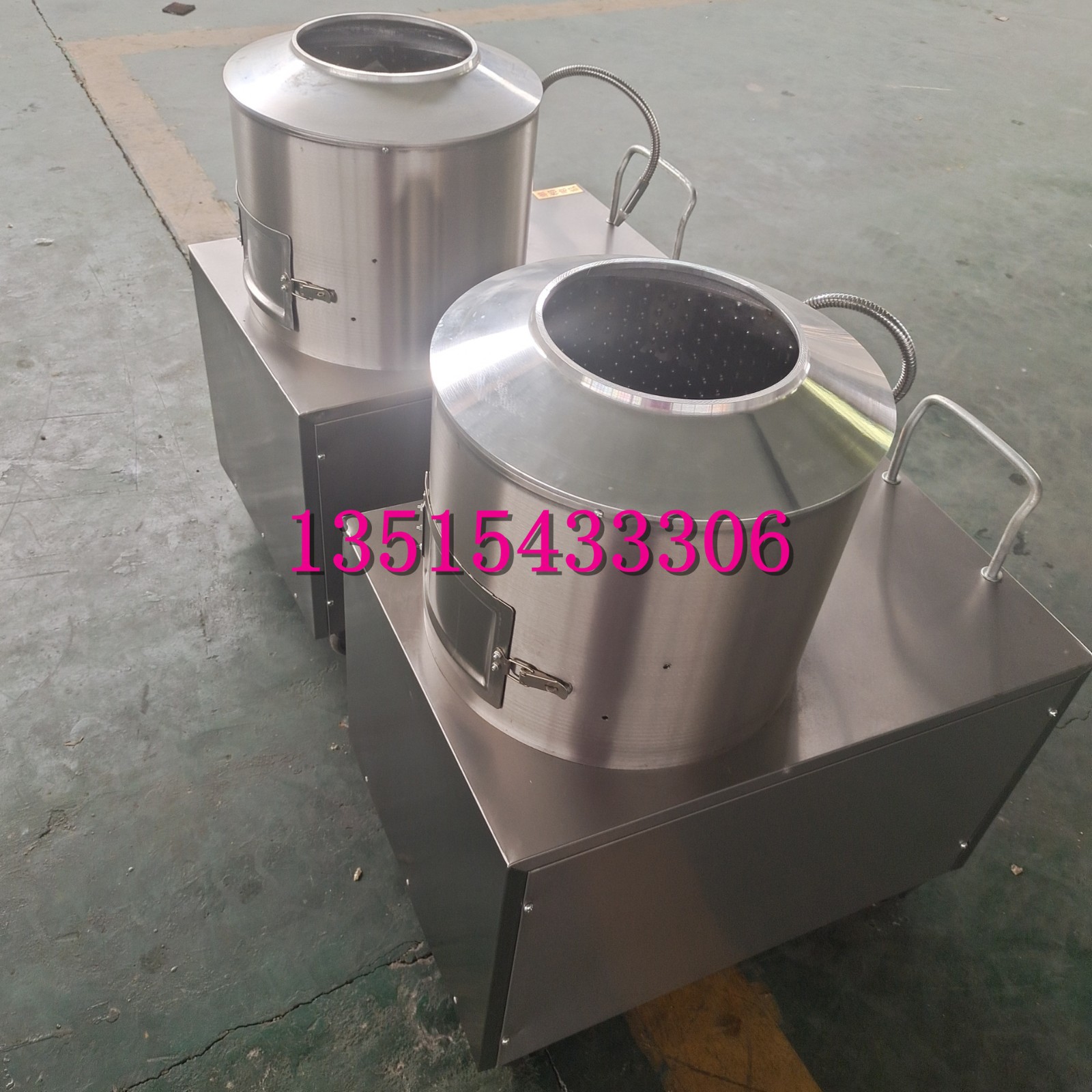 供应蔬菜脱皮机 高效立式脱皮机 土豆脱皮切丝一体机图2