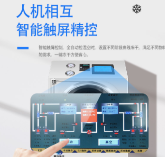 晶华真空冷冻干燥机果蔬燕窝宠物草莓疫苗药材蔬菜智能实用冻干机图3