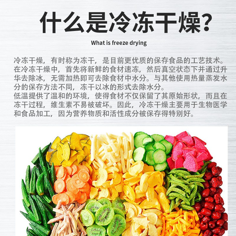 领创晶华真空冻干机设备菠萝蜜滋补品药材药材疫苗宠物大型机商用图4
