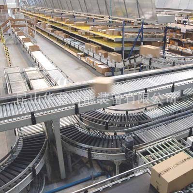 仓储物流滚筒分拣线 滚筒输送线电商物流输送 双层滚筒纸箱周转筐图5
