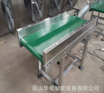 不锈钢机身 铝型材皮带输送线 刀口皮带输送 车间压袋皮带传送机图2
