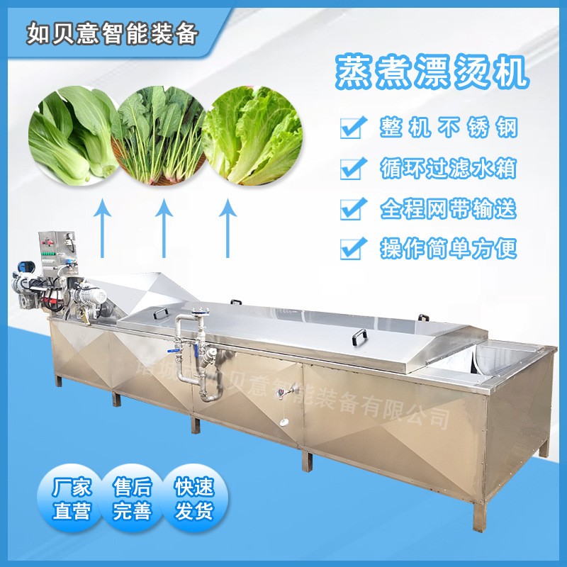 现货供应玉米蒸煮漂烫机 豆芽蒸煮漂烫机 竹笋蒸煮漂烫机图1
