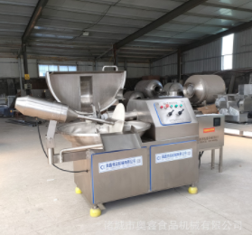 全自动蔬菜双速斩拌机 火锅牛肉丸斩泥机 肉制品加工变频斩拌机图2