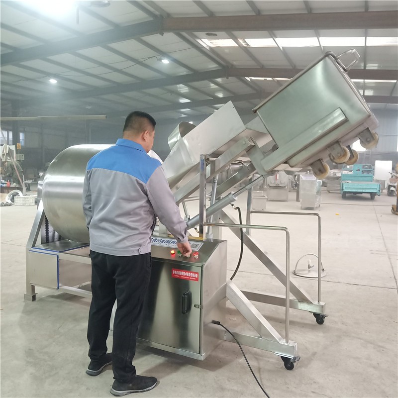 泡菜包装机酱腌菜设备 化盐机腌制箱 垃圾粉碎周转筐清洗机图3