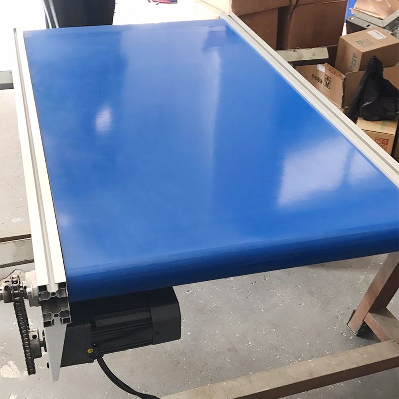 厂家供应平面皮带自动化输送机 快递分拣可升降运输带传送机定制图3