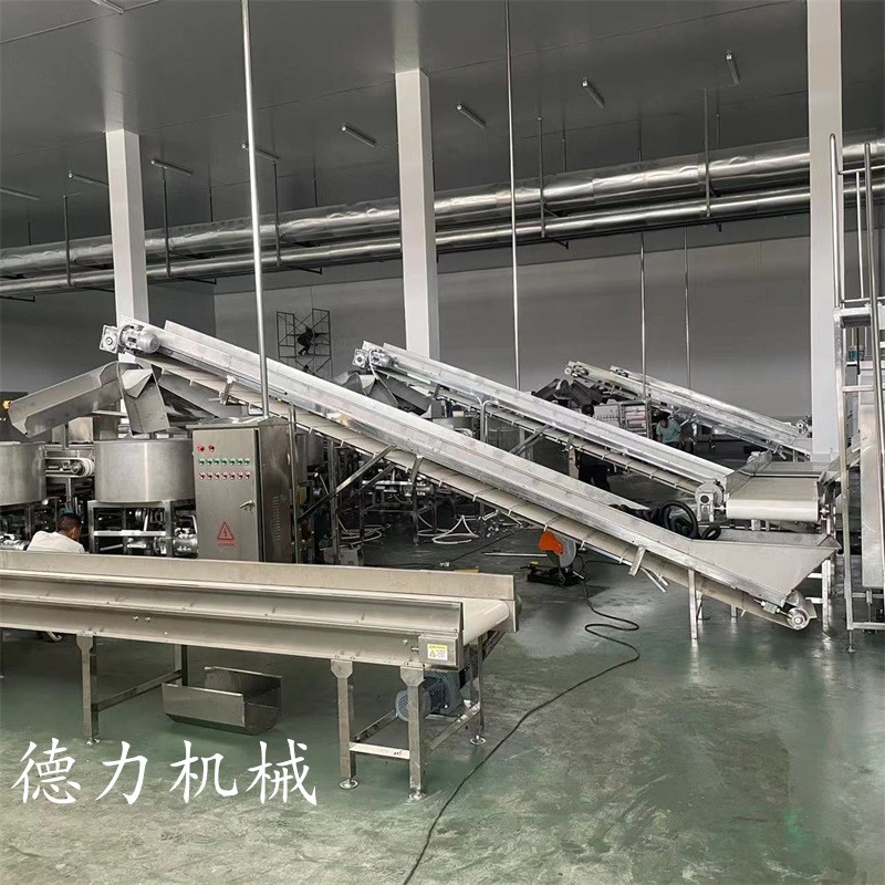 定制皮带输送机加料机拨料辊传送机拨料给料机食品级自动化输送带图5