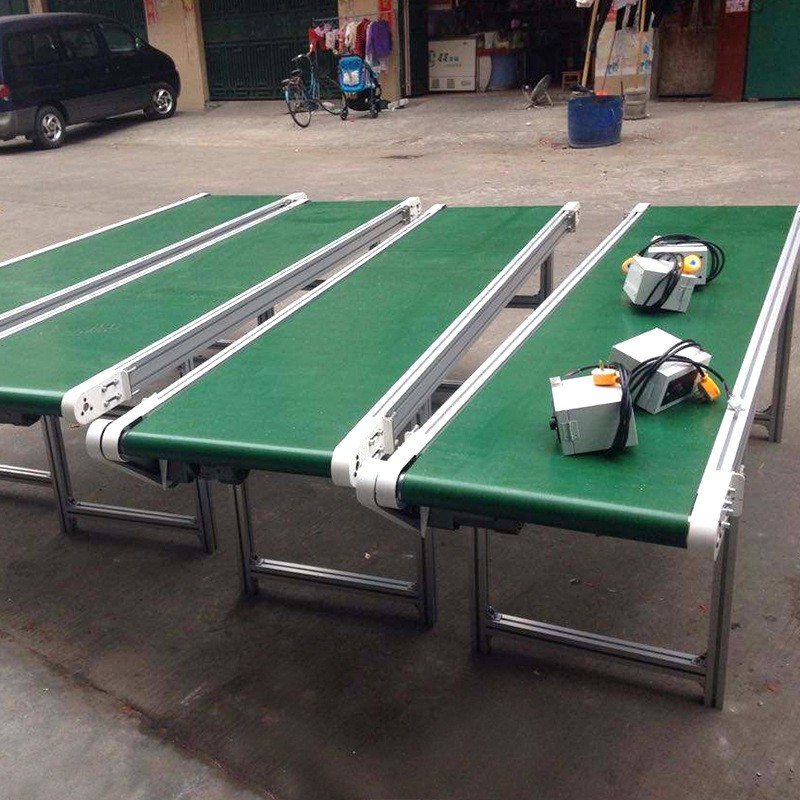 微型输送机高速输送线小型短拉输送机口罩输送机电动皮带传送机图4