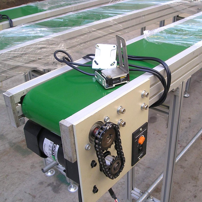 微型输送机高速输送线小型短拉输送机口罩输送机电动皮带传送机图3