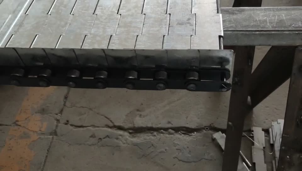 304不锈钢链板物流分拣输送带鳞板输送带茶叶烘干机201不锈钢链板图2