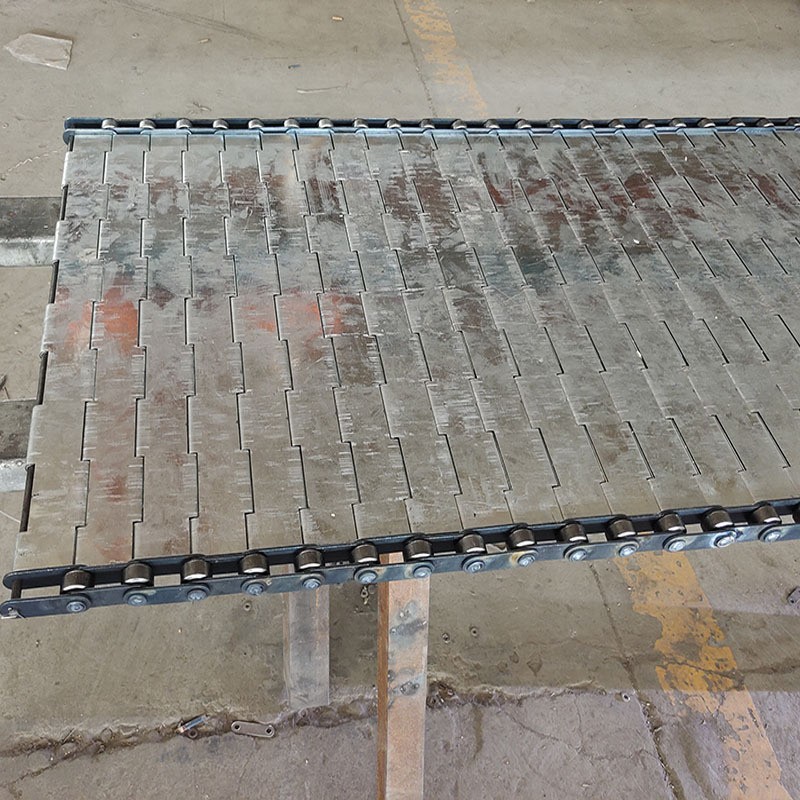 304不锈钢链板物流分拣输送带鳞板输送带茶叶烘干机201不锈钢链板图4