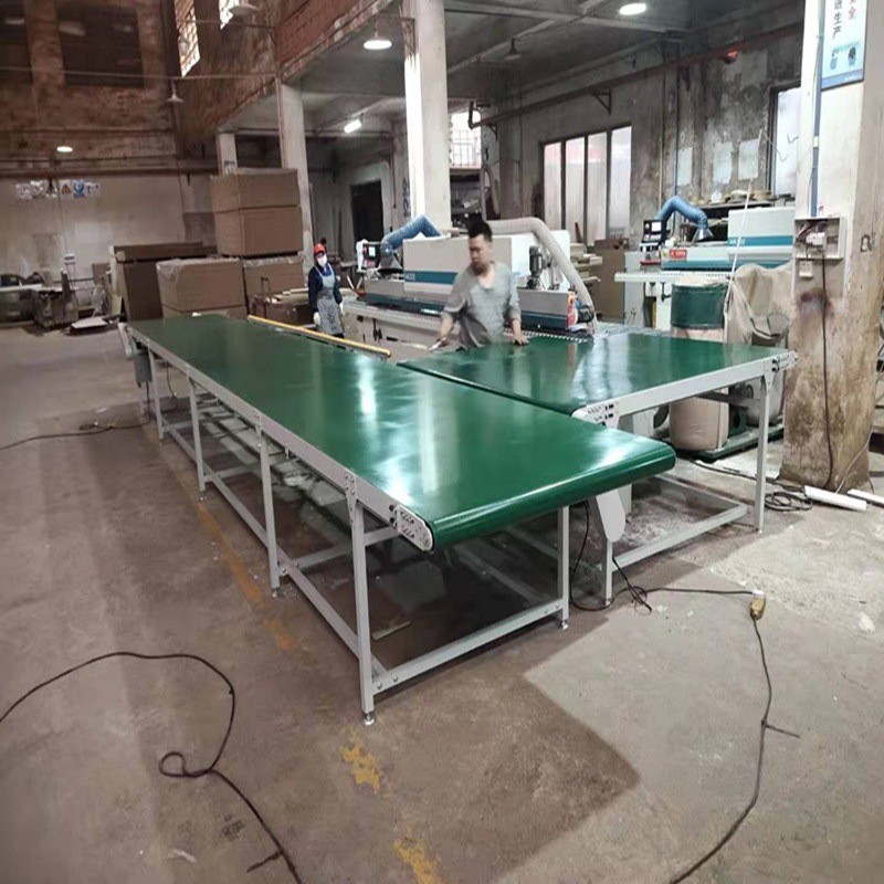 封边机回转线循环台输送带木板衣柜家具回转台砂边机流水线输送机图5