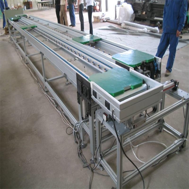 装配生产线带工装板倍速链流水线左右循环线托盘链式工装板倍速链图2