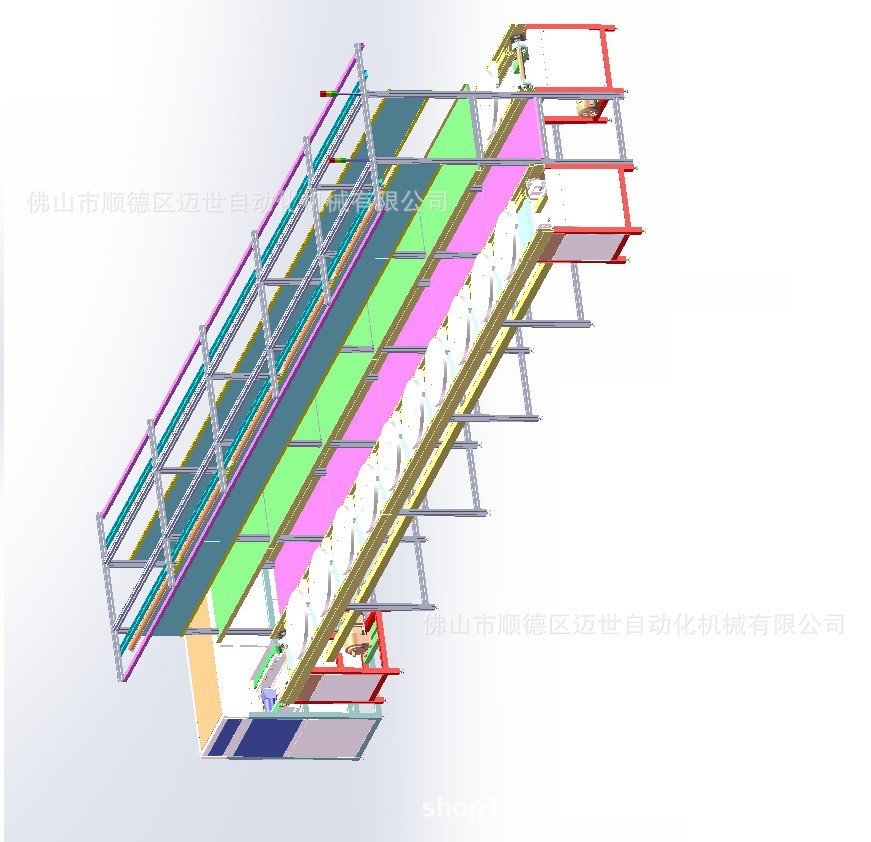 装配生产线带工装板倍速链流水线左右循环线托盘链式工装板倍速链图5