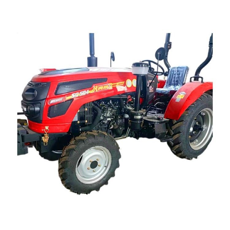 四轮504东方红拖拉机价格 水田轮高配东方红70马力旋耕打田犁地机图3