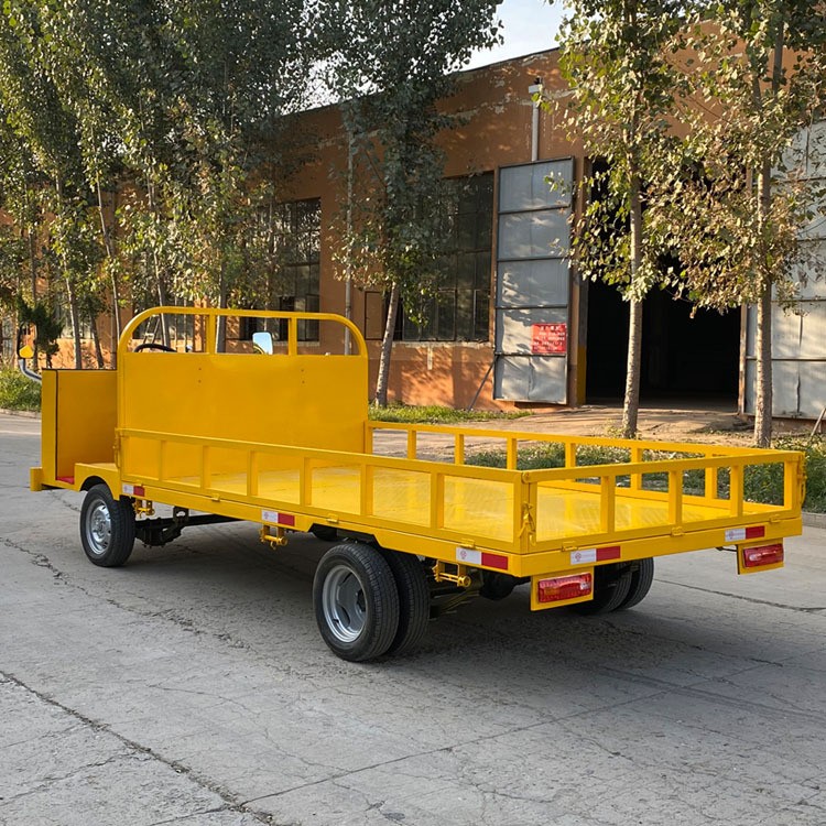 武德可定制电动四轮平板车搬运车周转车大功率载重5吨移动工具车图5