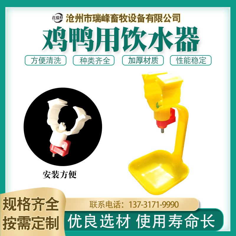 厂家育雏自动饮水碗鸡用饮水器雏鸡用自动饮水器畜牧养殖设备批发