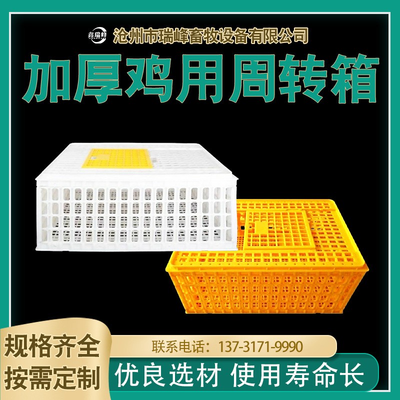 鸡用周转箱装家禽笼子鸡框 运输鸡鸭鹅筐厂家批发转运输龙图2