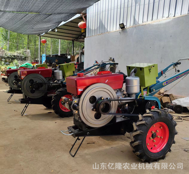 家用小型手扶拖拉机 大棚果园柴油微耕机 自走式开沟犁地机图2