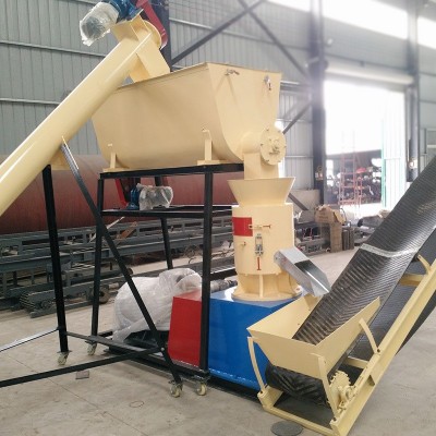 大型饲料颗粒机 牛羊饲料平模造粒机 养殖专用颗粒饲料机械