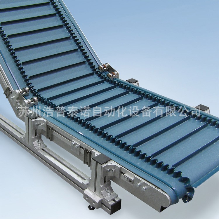 厂家直供皮带爬坡机 裙边挡板提升输送机 包装机配套输送线图3