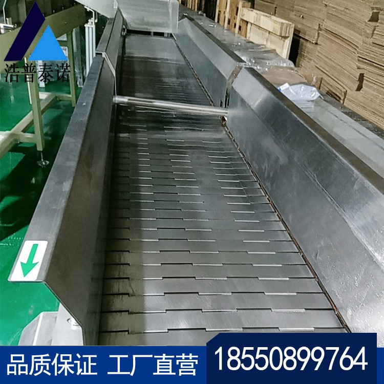 不锈钢链板输送线高温网带传送带隧道炉烘干线食品级流水线苏州图4