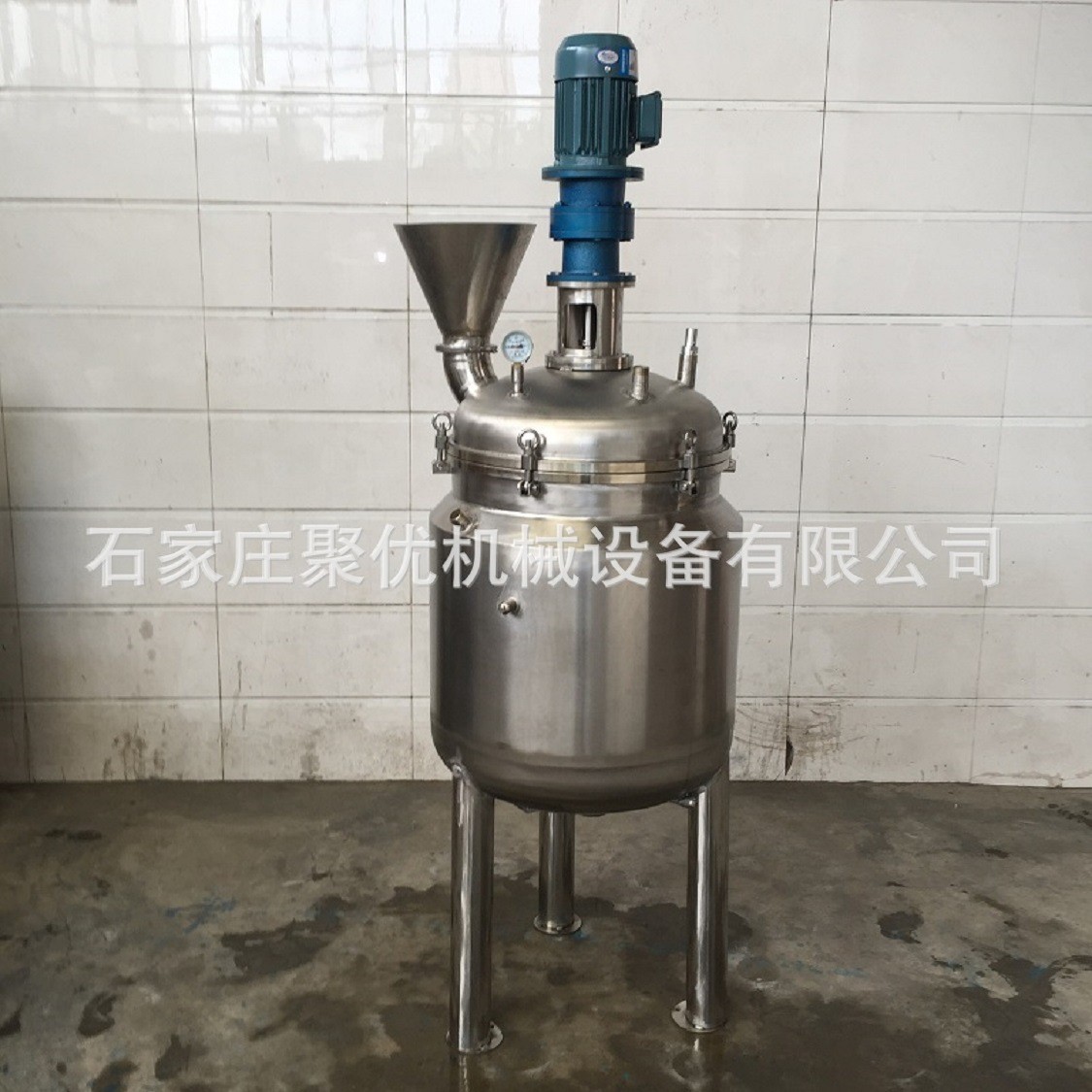 防腐蚀不锈钢液体农药肥料搅拌机 耐酸碱化工液体电加热搅拌罐图4