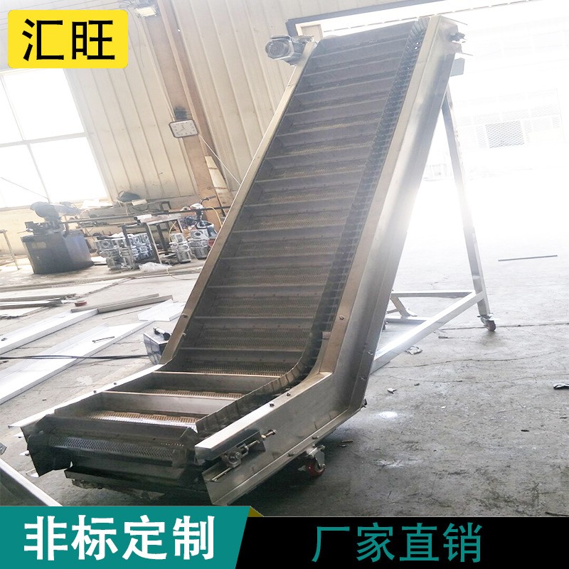 加工定制不锈钢网带输送机化肥袋装传动网链土豆片烘干多层输送带图3